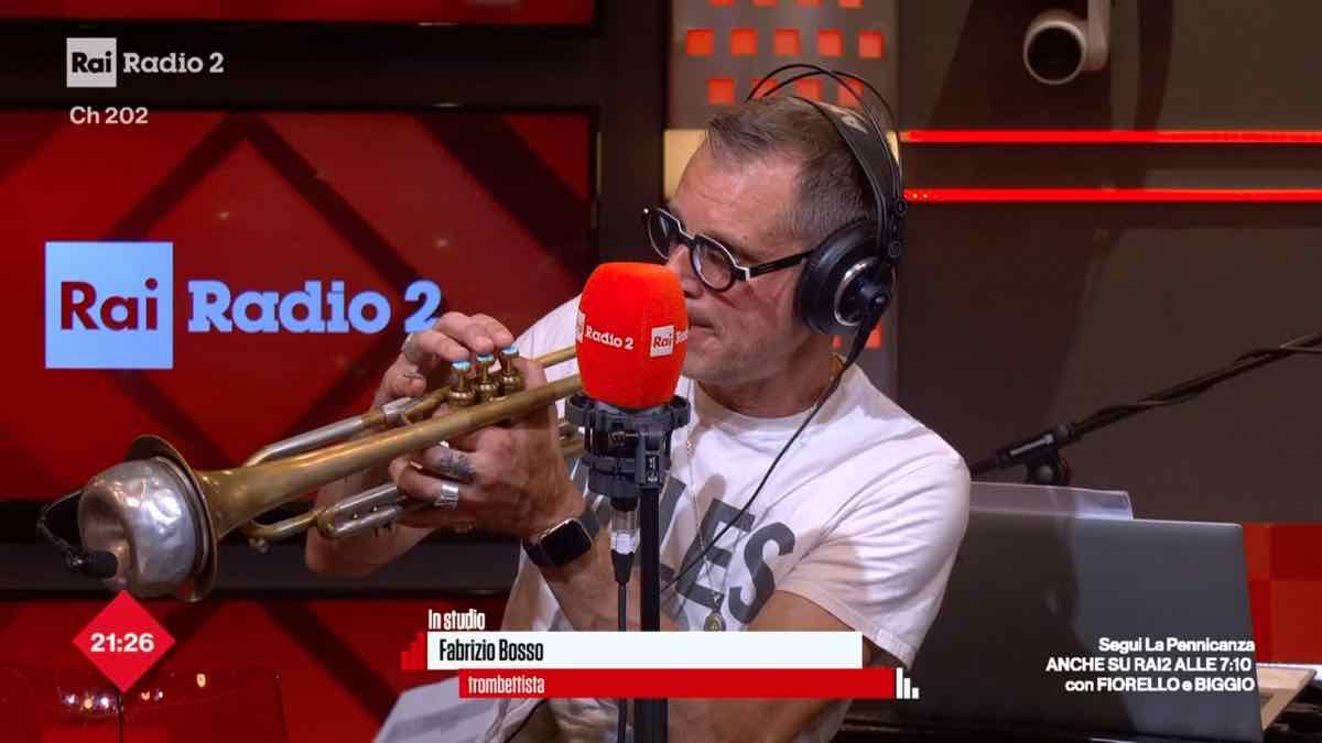 Fabrizio Bosso a Chiamami Radio2: “Entrare in connessione con il pubblico, ogni volta, è una sfida bellissima”