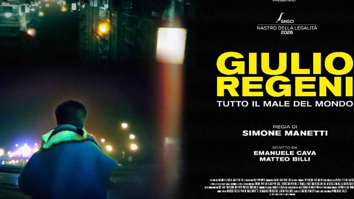 Giulio Regeni — Tutto il male del mondo, in onda il documentario vincitore del Nastro d’Argento – IL TRAILER