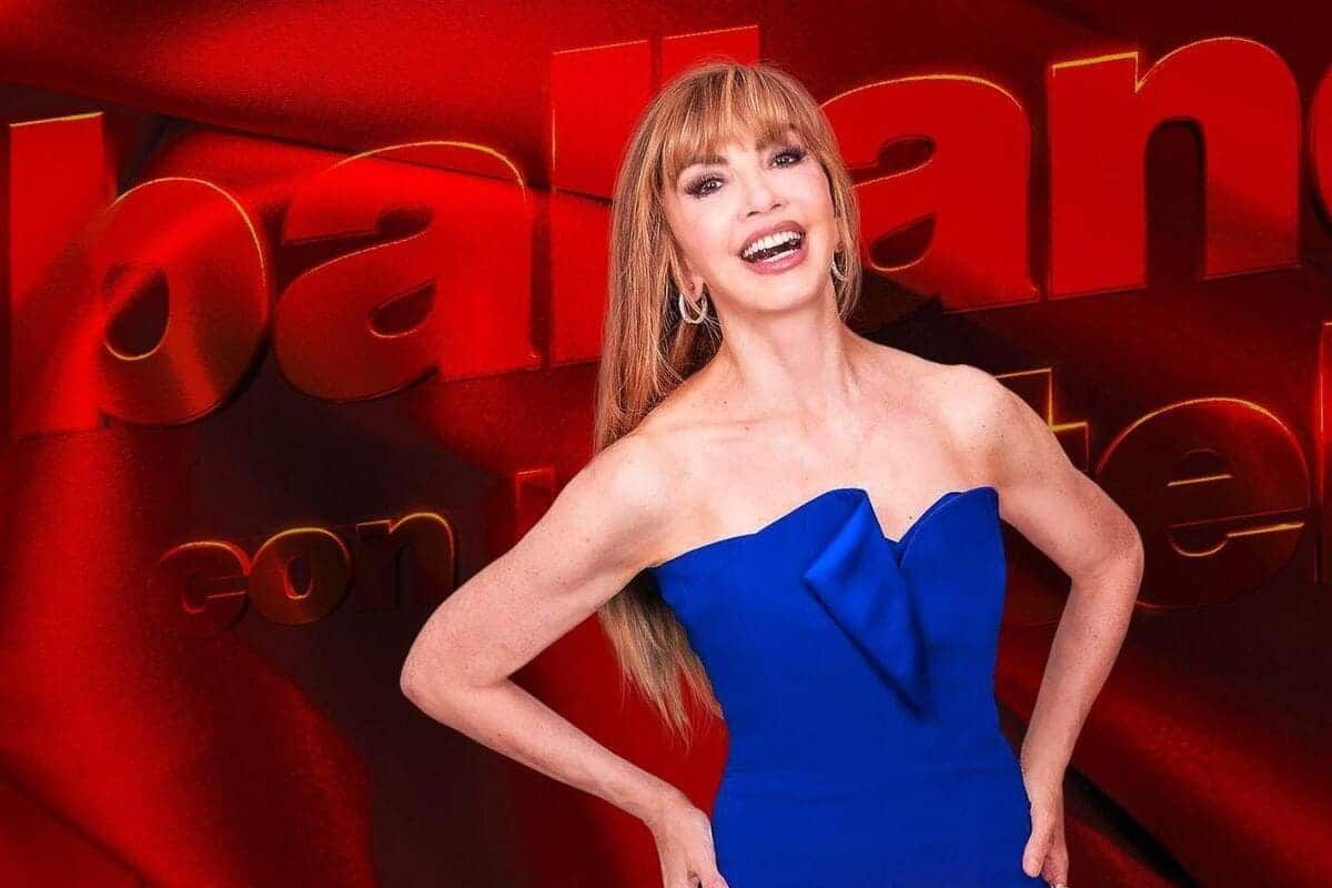 Milly Carlucci sul palco di Ballando con le Stelle al Foro Italico