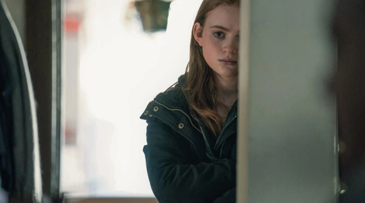 Brendan Fraser e Sadie Sink in una scena de The Whale (2022), film vincitore di due premi Oscar con Darren Aronofsky alla regia