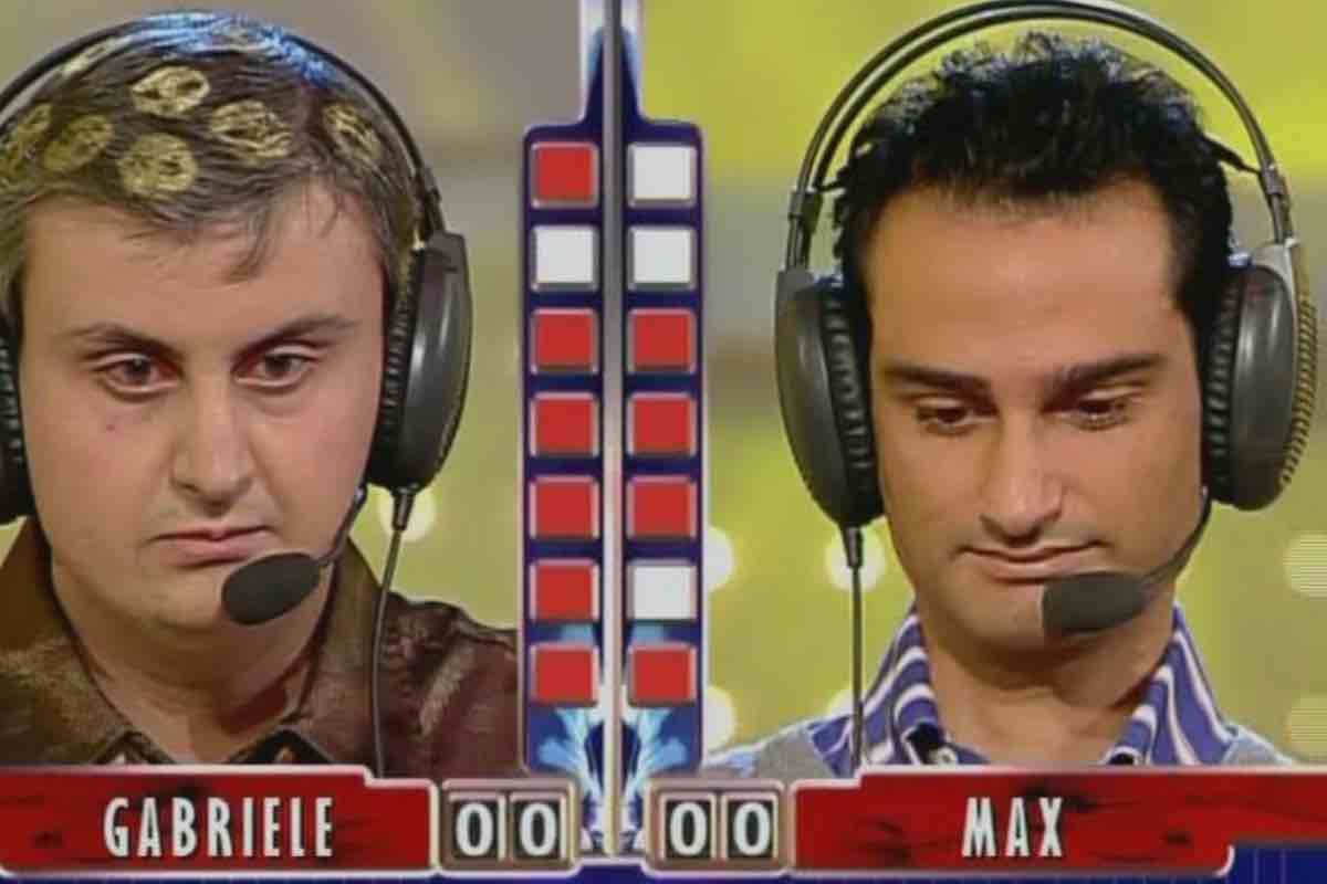 L'Uomo Gatto durante il gioco finale di Sarabanda