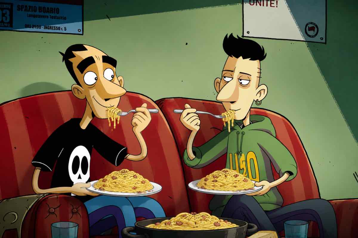 Zerocalcare e la carbonara: quando il cibo diventa topos cinematografico