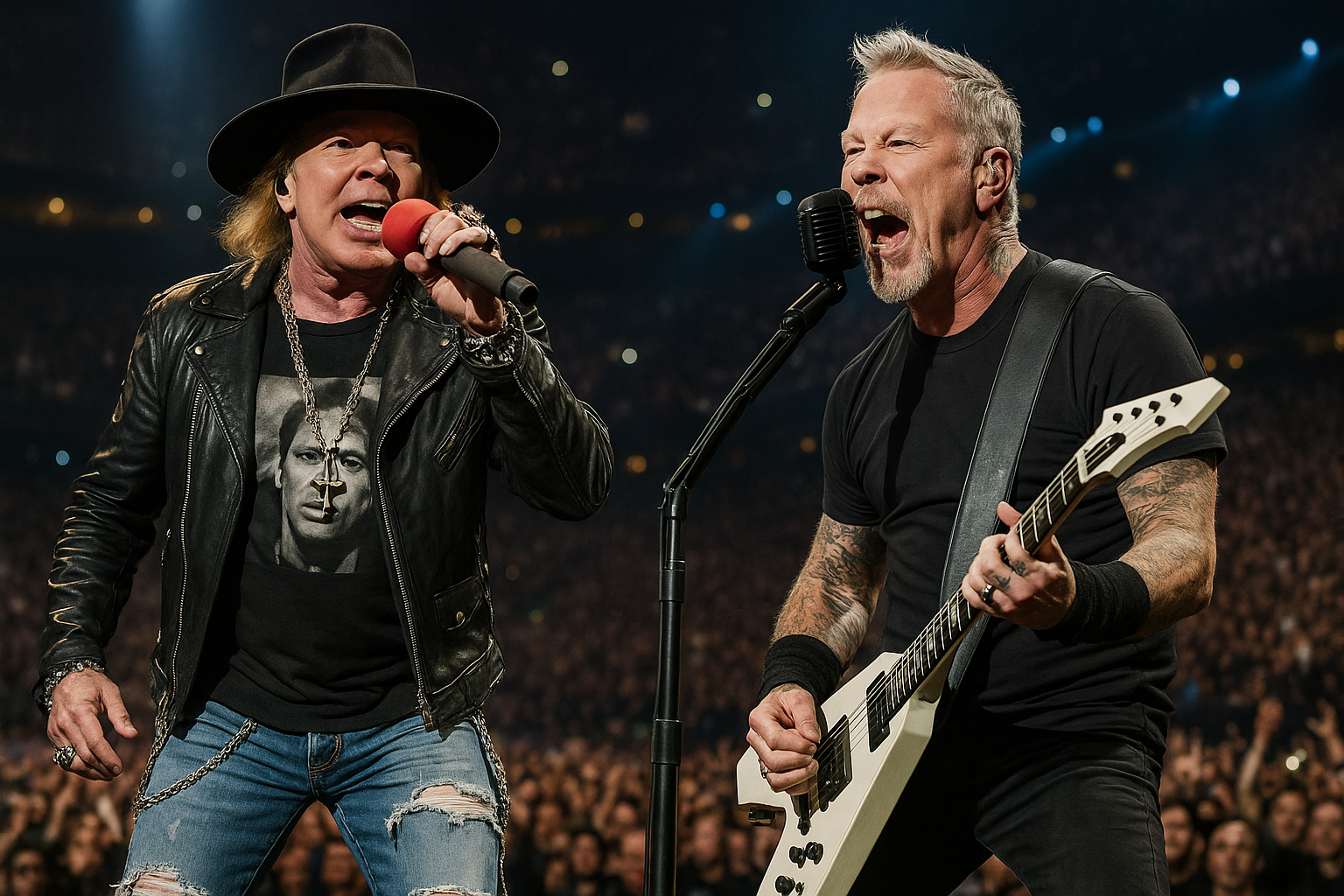 Rock da Arena e Metal Live 2026: Guns N’ Roses ad Amsterdam, Metallica a Bologna con Gojira e Knocked Loose
