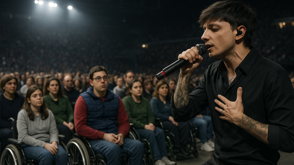 Ultimo ‘La Favola per sempre’: il concerto-evento a Roma con 1500 persone con disabilità