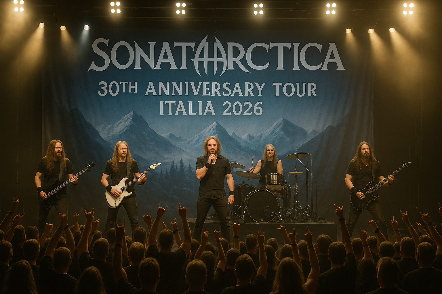 Sonata Arctica a 30 anni: il tour europeo torna in Italia con quattro date
