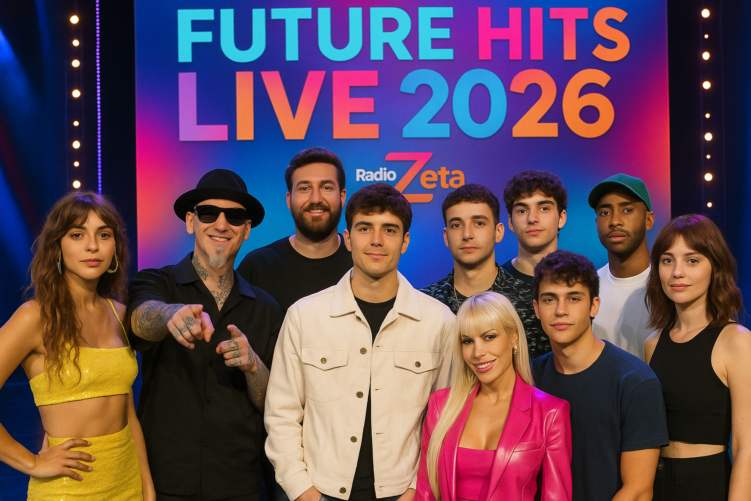 Radio Zeta Future Hits Live 26: Angelina Mango, J-Ax e il cast esteso trasformano il festival in vetrina pop-urbana