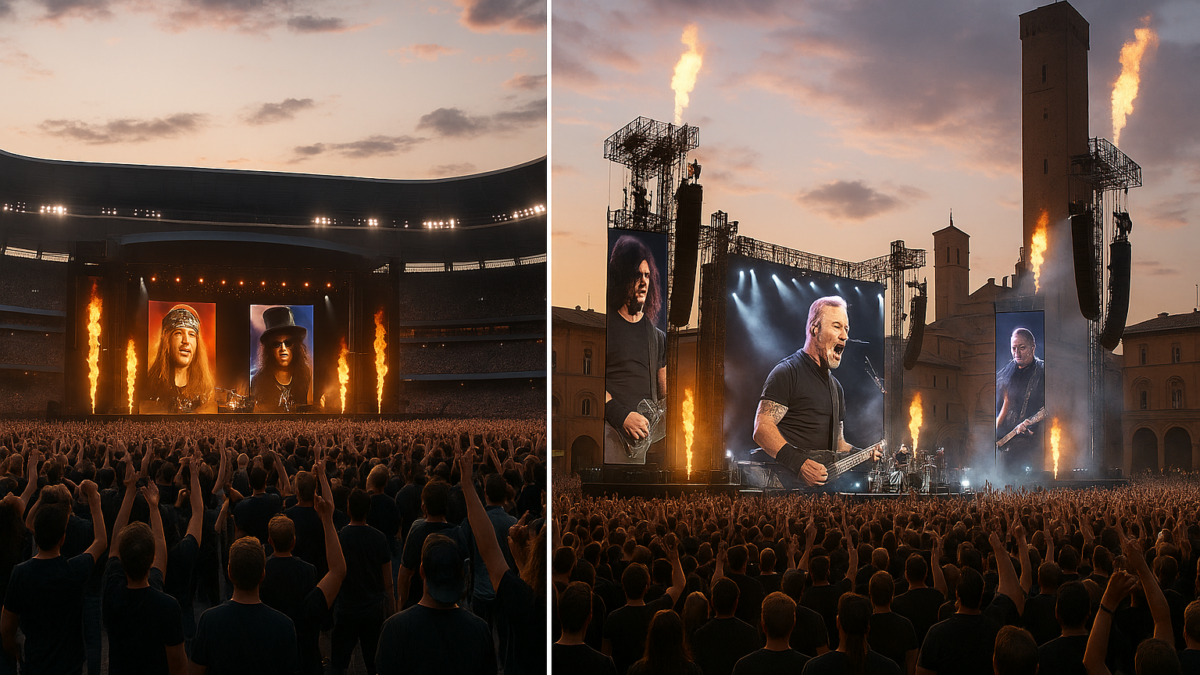 Rock da Arena e Metal Italiano: Guns N’ Roses, Metallica e la Scena Alternativa Estate 2026