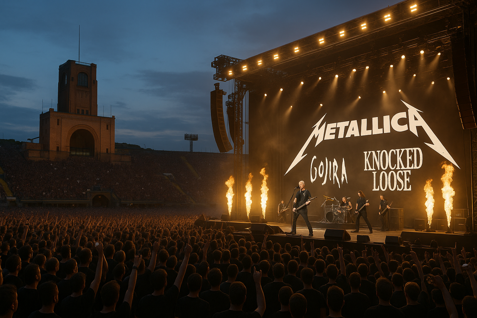 Metallica, Guns N’ Roses, Megadeth: il 2026 è l’anno dei grandi ritorni del rock da arena in Italia
