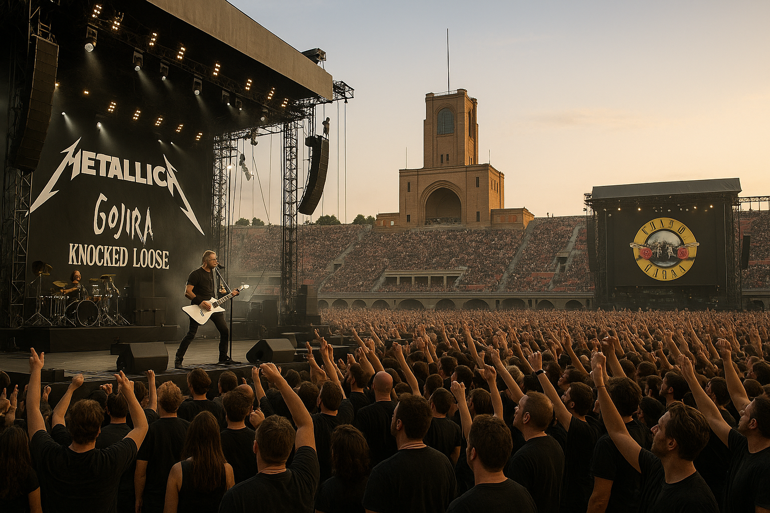 Metallica, Guns N’ Roses, Avantasia: il grande rock da arena torna in Italia (giugno 2026)