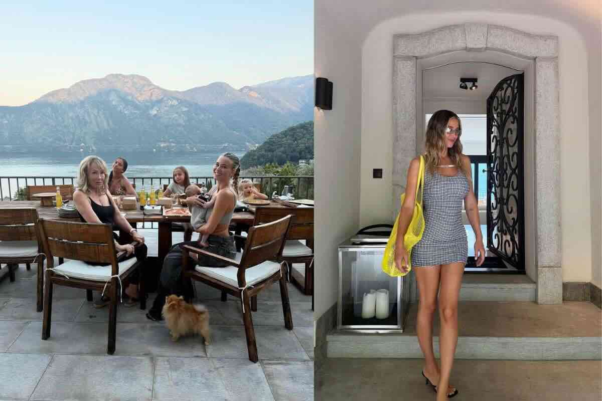 Diletta Leotta vacanze a Villa Musa