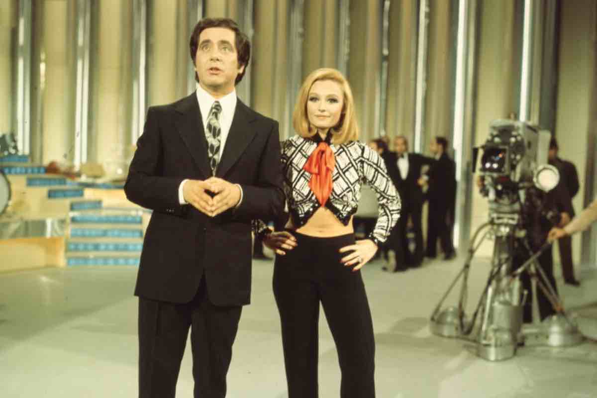 Corrado Mantoni e Raffaella Carrà