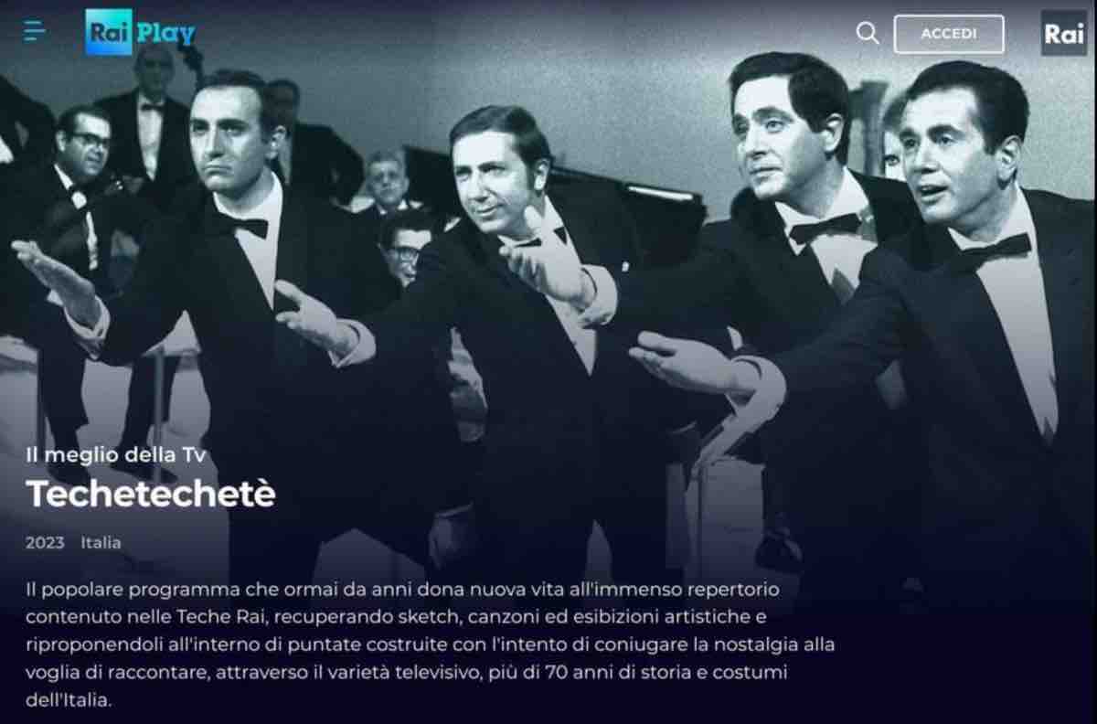 TecheTecheTe addio alla celebre trasmissione Rai