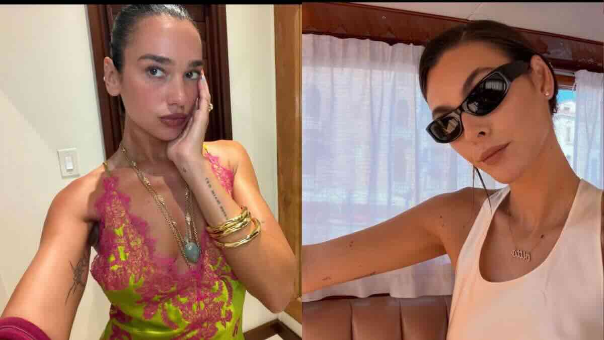 Dua Lipa e Vittoria Ceretti a Sanremo